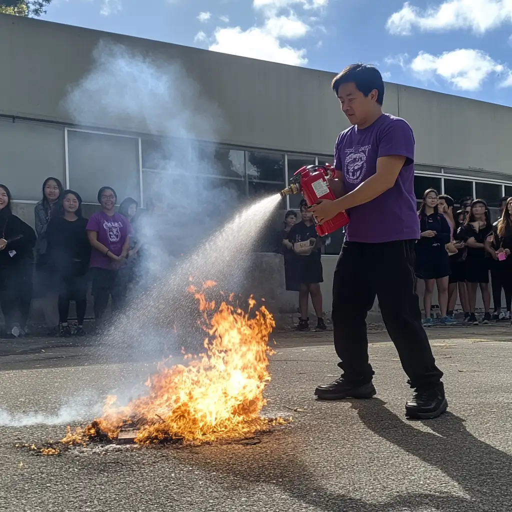 Fire safety training